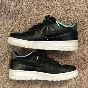 Nike Black Sneakers with Colorful Accents